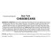 Andy Anand New York Creamy Cheesecake 2 lb - Freshly Made Tradition, Decadent & Delicious - Perfect for Birthday, Valentine's, Christmas, Mother's Day, Anniversary - Includes Greeting Card - Buy Online on GoSupps.com