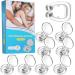 snoring Solution Anti snoring Device - Silicone Magnetic Anti snoring Nose Clip a Simple Solution for snorers Relieving snoring Stopping Male and Female snoring(8 Packs)