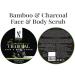 NutriGlow Natural Bamboo Charcoal Scrub | Exfoliating & Nourishing Face & Body | Blackheads Dead Skin De-tan & Acne Removal | All Skin Types - 7.05 Oz - Buy Online on GoSupps.com