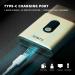 Buy SMATE Electric Shaver for Men - Portable USB-C Rechargeable Waterproof Wet & Dry Travel Razor with LCD Display - Buy Online on GoSupps.com
