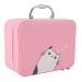 Eyelash Extension Storage Box Smooth Open Durable Waterproof Nail Tool Storage Box Pink for Travel (Pink)