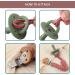 Shop LUVADEYO Hand-Woven Cotton Pacifier Chain | Modern Baby Accessories | White Khaki & Powder Colors for Stylish Parenting - Buy Online on GoSupps.com