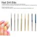 Manicure Nail Drill Bits Set Nail Polishing Head Tungsten Alloy Grinding Head for Polishing with Complete Functions Gel Removal Dead Skin Exfoliation for Home and Salon Use - Buy Online on GoSupps.com