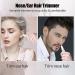 KouRy Portable Ear and Nose Hair Trimmer - Professional USB Rechargeable Facial Hair Clipper for Men & Women - Painless Waterproof Double-Edge Stainless Steel Blade - Buy Online on GoSupps.com
