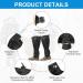 Xnnmzhao Waterproof Outdoor Gaiters - Breathable & Adjustable Leg Protection for Hiking Trekking and Snow Activities - Buy Online on GoSupps.com