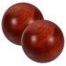 Ultechnovo 4 pieces roller handball baoding balls wooden balls Hand training balls handmade balls wooden trade finger trainer wood play red sandalwood with large fruits wooden handy