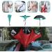 owen kyne Windproof Double Layer Folding Inverted Umbrella  Self Stand Upside-down Rain Protection Car Reverse Umbrellas with C-shaped Handle Wisteria Tree - Buy Online on GoSupps.com