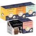 Variety Dolce Gusto Compatible Coffee Pods | Caramel Latte Cappuccino Hot Chocolate Cafe Au Lait Flat White - (50 Pods 50 Servings)