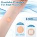 Treela 1200 Pcs Fabric Adhesive Spot Bandages with Non-Stick Pad for Wound Care - 0.87 Inch Diameter Round Bandage for Skin Spots and Small Incisions - Buy Online on GoSupps.com