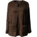 AMhomely Women's Plus Size Double Fleece Hooded Jumper - Coffee, 3XL - Buy Online on GoSupps.com