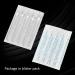 EMALLA 50PCS Sterile Stainless Steel Disposable Piercing Needles - Mixed Sizes for Ear, Nose, Eyebrow, Lip, Navel - YN-50pcs - Buy Online on GoSupps.com