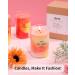 IZIDDO Vanilla Scented Candles - Handmade Tie-Dye 8oz Sunset Red for Home Decor & Gifts for Women and Men - Buy Online on GoSupps.com