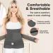 3 in 1 Postpartum Belly Support Wrap - Postpartum Recovery Band | M/L Mystic Gray - Buy Online on GoSupps.com