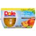 Dole Fruit Bowls Diced Peaches In Fruit Juice Healthy School Snacks 107ml 24 Cups Diced Peaches 107mL (Pack of 24) - Buy Online on GoSupps.com