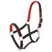 Tough 1 Nylon Padded Halter with Satin Hardware Horse Black