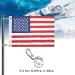 12x18 Marine Boat Flag w/ 4 Pole Kits - USA Flag 50 Embroidered Stars - American Boat Flag - Buy Online on GoSupps.com