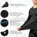 3 Pack Men's Cool Dry Compression Long Sleeve Shirts - Black/White/Orange - Large | Sports Base Layer for Running, Workout, Gym - Buy Online on GoSupps.com