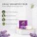 Adirondack Natural Lilac Shampoo Bar - Vegan Handmade Organic for Dry Hair - Moisturizing Aloe Vera & Jojoba Oil 2.5 oz - Buy Online on GoSupps.com