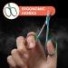 Bezox Curved Nail Skin Scissors - Precision Stainless Steel Manicure Tools for Tidy Care | Professional Nail Shaver & Small Rainbow Scissors for Women - Buy Online on GoSupps.com