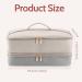 Hair Dryer Bag Dual Layer Hair Dryer Case Waterproof Zippered Blow Dryer Bag with Top Handle Portable 15.4x5.5x5.5in Hair Dryer Travel Bag Hair Tools Organiser - Buy Online on GoSupps.com