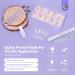 Buy SAVILAND Acrylic Nail Tips & Glue - Half Cover False Nail Tips 10 Sizes for Professional Acrylic Nails | Fast-Dry Nail Glue & Starter Kit - Buy Online on GoSupps.com