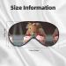 Guinea Pigs and Cupcakes Unisex Sleep Mask - Double-Sided Eye Mask for Sound Sleep & Skin Care - Buy Online on GoSupps.com