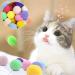 Xiwupo 50-Piece Cat Toy Balls - Felt Balls for Cats & Kittens - Perfect for Chasing & Catching Fun - Buy Online on GoSupps.com