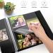Zesthouse Self Adhesive Photo Album - 60 Pages Magnetic Scrapbook for Family, Wedding, Baby - Holds Various Picture Sizes - Large 11x10.6 Inch - Black - Buy Online on GoSupps.com