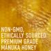 Egmont Honey MGO 550+ M nuka Honey 100% Natural And Certified Honey From New Zealand 250g Manuka Honey - Buy Online on GoSupps.com