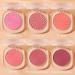 TINTARK Cheeky Blush Compact for Face Cheeks Talc Free Blusher Palette Matte Powder Makeup Natural Healthy Mauve Pink Magenta Peach Red Vegan Cruelty Free (01 MORNING ROSE) - Buy Online on GoSupps.com