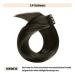 Buy 50cm Clip-In Extensions - 10pcs 160g 100% Remy Real Hair - Smooth Hair Parts - Black (1#) - International Shipping - Buy Online on GoSupps.com