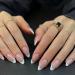 Justotry 24 Glossy Almond Press-On Nails | Short White French & Nude Oval Acrylic Artificial Nails for Women - Buy Online on GoSupps.com