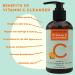 Vitamin C Facial Cleanser | Daily Anti-Aging & Acne Gel | Natural Makeup Remover for Oily, Dry & Sensitive Skin - Simplified Skin - Buy Online on GoSupps.com