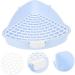 Kisangel 2pcs Box Rabbit Toilet Cage Pet Toilet Small Animal Potty Corner Toilet Rabbit Potty Pp 25X20X10CMx2pcs Bluex2pcs - Buy Online on GoSupps.com