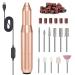 Electric Nail Files Nail Drill Set for Acrylic Gel Nails Portable Manicure Pedicure Kit with Sanding Bands and Nail Drill Bits