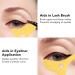 Eye Makeup Auxiliary Guard Tool Aid Stencils Wing Tips Silicone Mask Reusable Silicone Eye Makeup Aid Tool with Cream Applicator Eyeshadow Mascara Drawing (Yellow) - Buy Online on GoSupps.com
