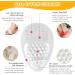 Relistep Women's 3D Forefoot Cushions - Gel Insoles for Foot Pain Relief & Metatarsal Support - Absorb Shock & Relieve Tingling (Clear - Buy Online on GoSupps.com