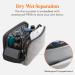 Lifewit Large Grey Men's Travel Toiletry Bag | Water-Resistant Dopp Kit with Double Zippers for Full Size Toiletries and Shaving Accessories - Buy Online on GoSupps.com
