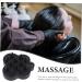 Gleavi Shampoo Massage Brush - Scalp Head Massage for Hair Growth & Peeling | Black 7x6.5x3cm - Buy Online on GoSupps.com