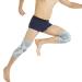 Neotech Care Bamboo Fiber Knee Support Sleeve Brace - Lightweight Elastic Breathable Fabric - Grey (Size S 1 Pair) - Buy Online on GoSupps.com