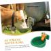 Beavorty Farmhouse Plastic Dispenser Livestock Drinking Feeder Bowl Animals Waterer Automatic - Buy Online on GoSupps.com