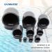 PVC Angle Sleeve 90 | 40mm | 1 1/4 Inch | Adhesive Muffle | PVC Tube Sleeve with 2 Connections | Pipe Connection Piece | PVC Fitting | BM_083 - International Shipping Available - Buy Online on GoSupps.com