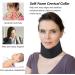 Soft Foam Neck Brace - Adjustable Cervical Collar for Neck Pain Relief - Medium Size (13.3-15.7 Inch) - Black - Buy Online on GoSupps.com