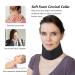 Cozyhealth Adjustable Neck Support | Soft Foam Universal Collar for Sleeping | Relieves Neck Pain & Spine Pressure - Black 6.3 cm Deep - Buy Online on GoSupps.com