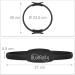 Buy Bluefinity Pilates Ring - Double Handle Padded Resistance Yoga Ring 37 cm Black | Ideal for Home Workouts & Exercises - Buy Online on GoSupps.com