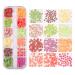 YKKJ Obst disc 3d nail art sticker 12 types mini fruit polymer slices of fruit nail art.