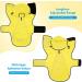 BiPawTi Waterproof Hooded Dog Raincoat - Reflective Safety Jacket for Small, Medium, Large Dogs - Yellow, Medium - Buy Online on GoSupps.com