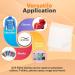 NGOODIEZ DTF Transfer Film Double-Sided Matte Clear PET Heat Transfer Paper - A4 Size, 25 Sheets - Buy Online on GoSupps.com