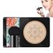 Wonderninelife Beauty Cream Whalegrass Air Cushion Cc Cream Mushroom Head Makeup Brush Mushroom Head Air Cushion Cc Cream Foundation Oil Control (Ivory-B)