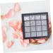 NOLITOY 2pcs Eye Shadow Box Blush for Cheeks Empty Eyeshadow Case Eyeshadow Sub Plate Supplies Travel Pack 9.5X9.5X1.5CM As Shown - Buy Online on GoSupps.com
